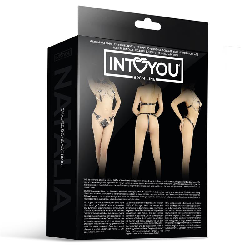 Natalia Bikini de Bondage con Cadenas