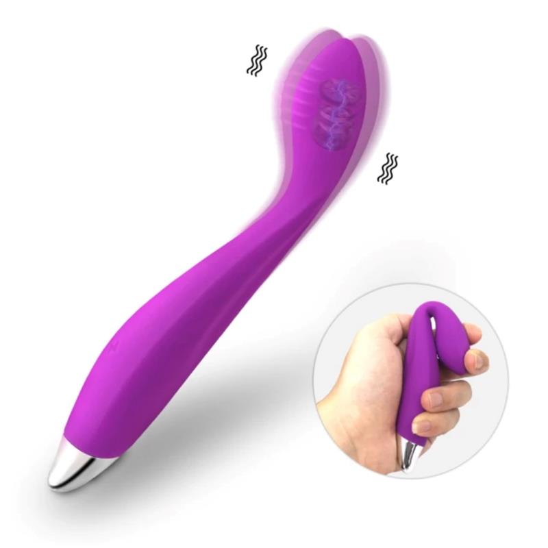 No Ten Vibrador Hiper Flexible Punto G USB Magnetico Silicona