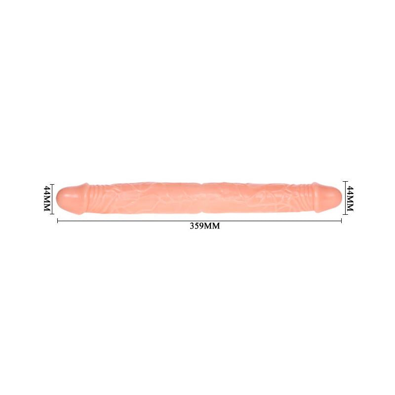 Baile Dildo Doble Color Natural
