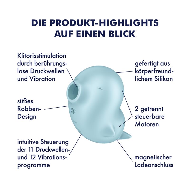 Sassy Seal Succionador de Clitoris con Vibracion