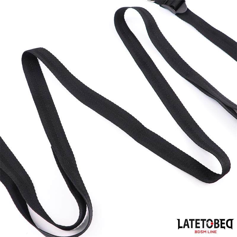 Restricciones de Cama Negro Ajustable