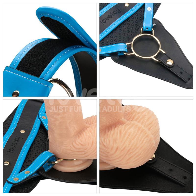 Arnes con Dildo con Vibracion 95