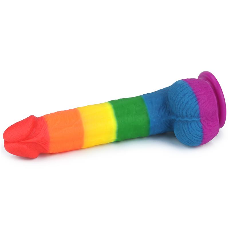 Dildo Prider 9 Silicona Liquida LGBT