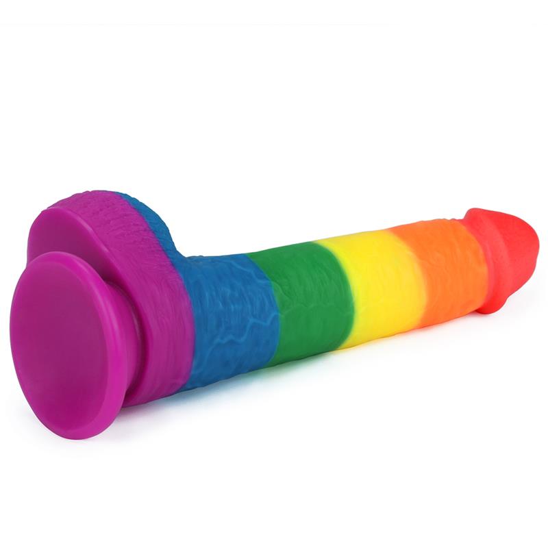 Dildo Prider 9 Silicona Liquida LGBT