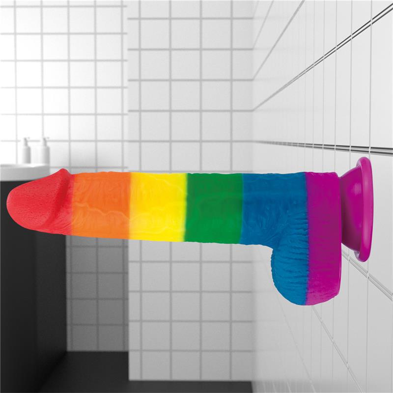 Dildo Prider 9 Silicona Liquida LGBT