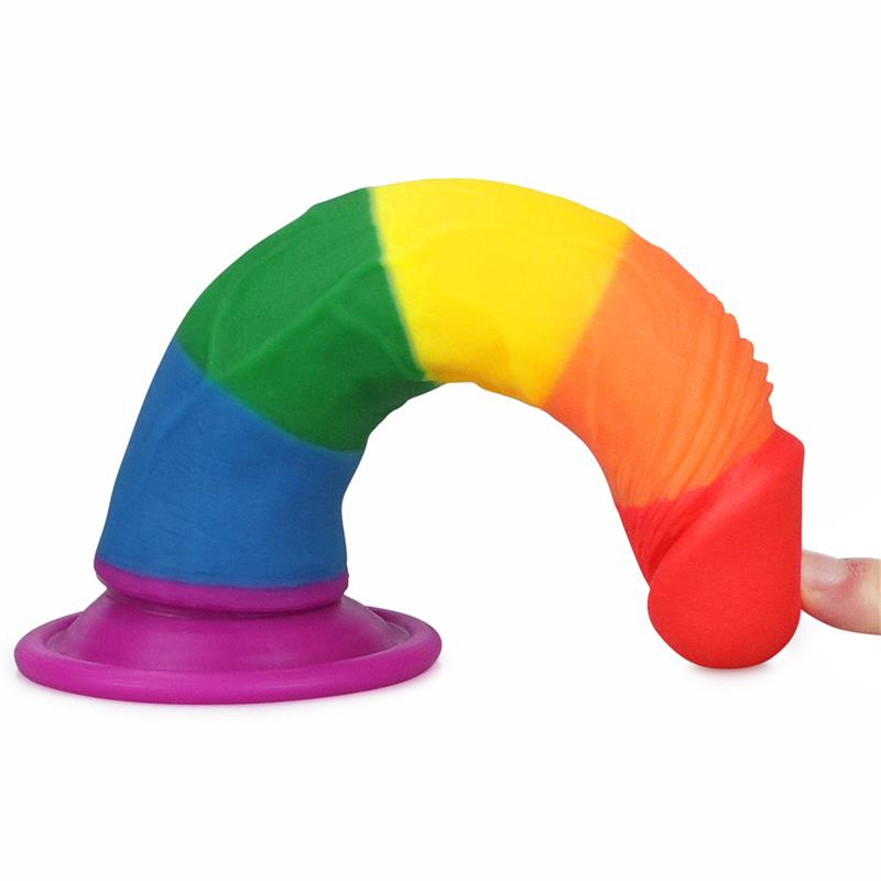Dildo Prider 7 Silicona Liquida LGBT