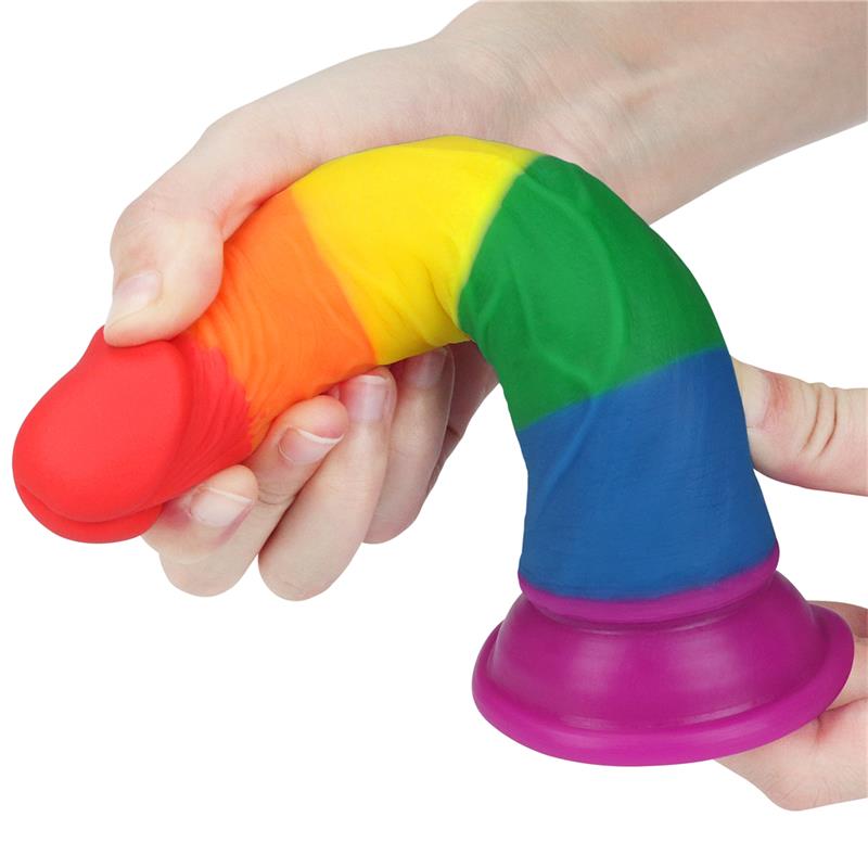 Dildo Prider 7 Silicona Liquida LGBT