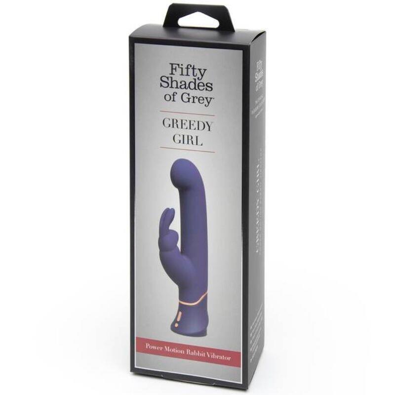 Greedy Girl Vibrador con Movimiento Estimulador punto G y Rabbit Purpura