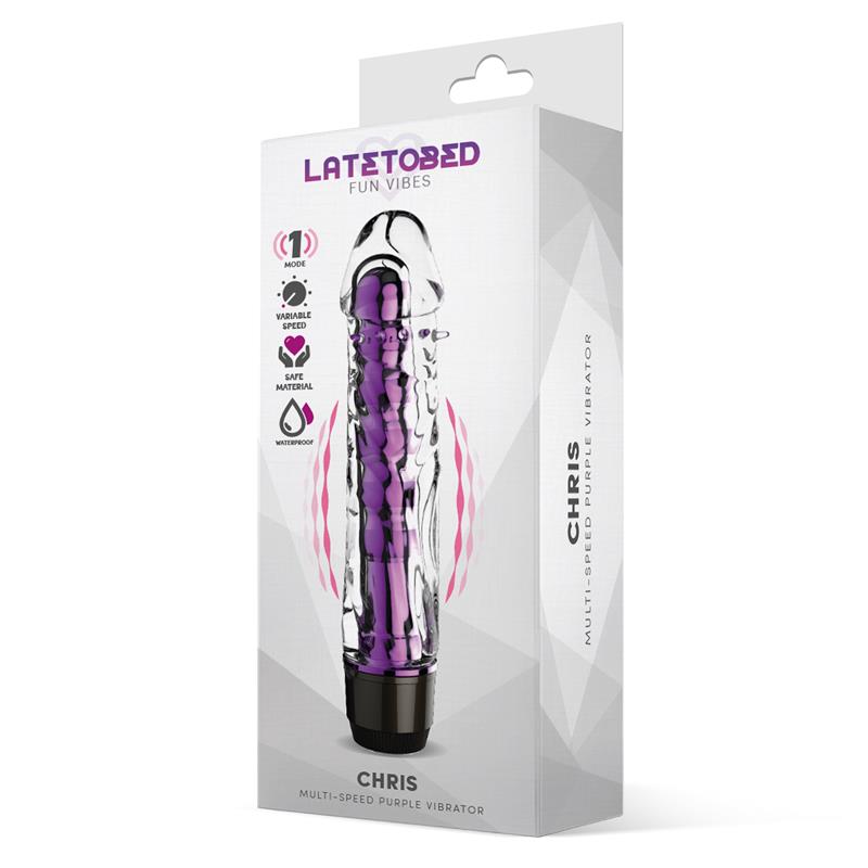 Chris Vibrador Multi Velocidad Purpura