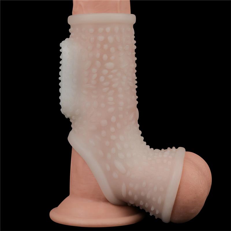 Funda el Pene y Testiculos con Vibracion Drip Knights