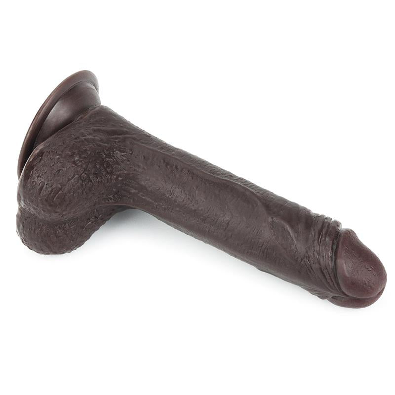 Dildo con Piel Retractil 7 Negro