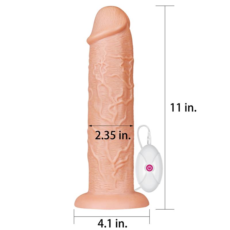 Dildo King 11 con Vibracion Natural