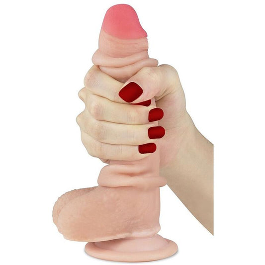 Dildo con Piel Retractil 7 Natural