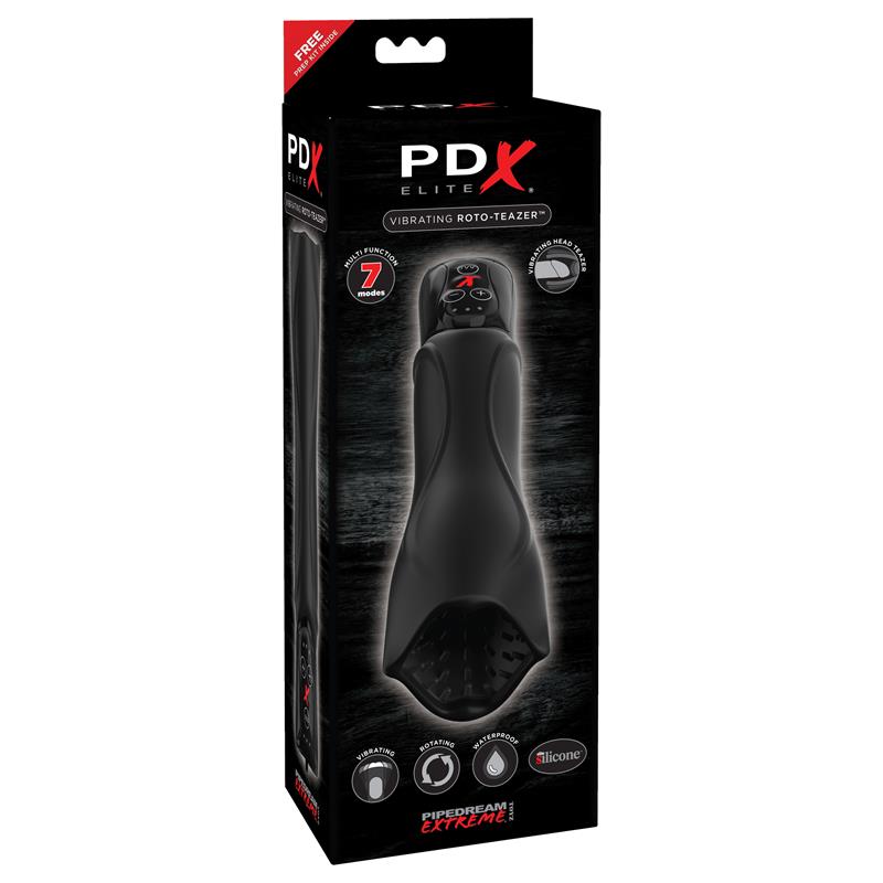 PDX Elite Masturbador Vibrador Roto Teazer