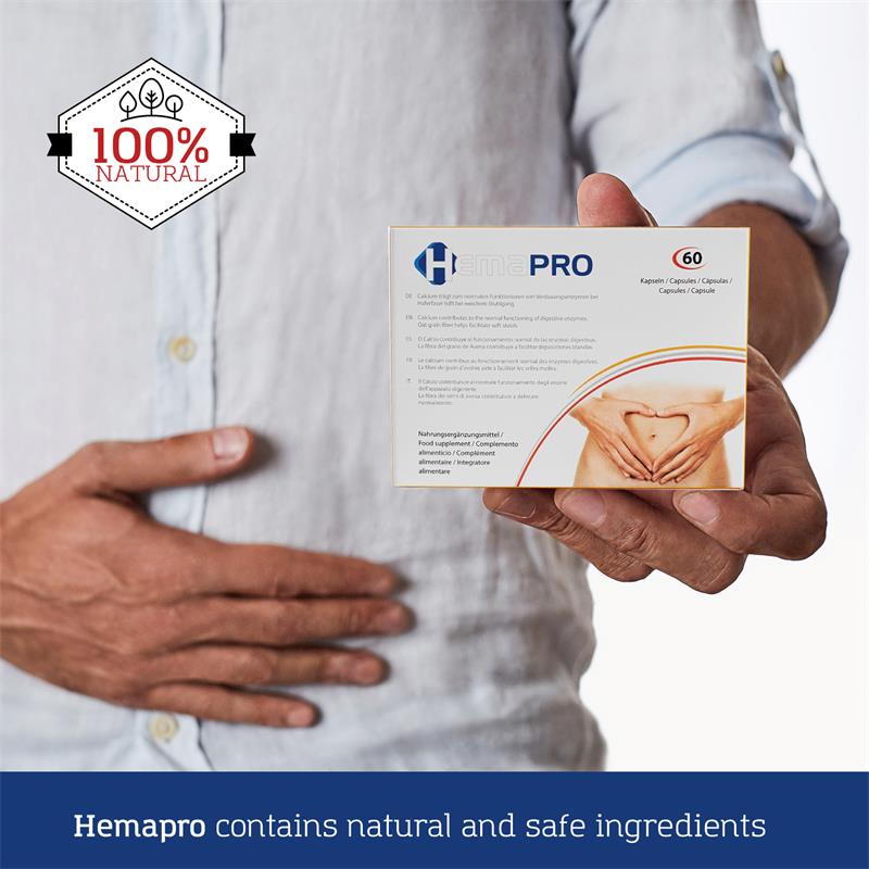 Hemapro Pastillas para las Hemorroides 60 Comprimidos