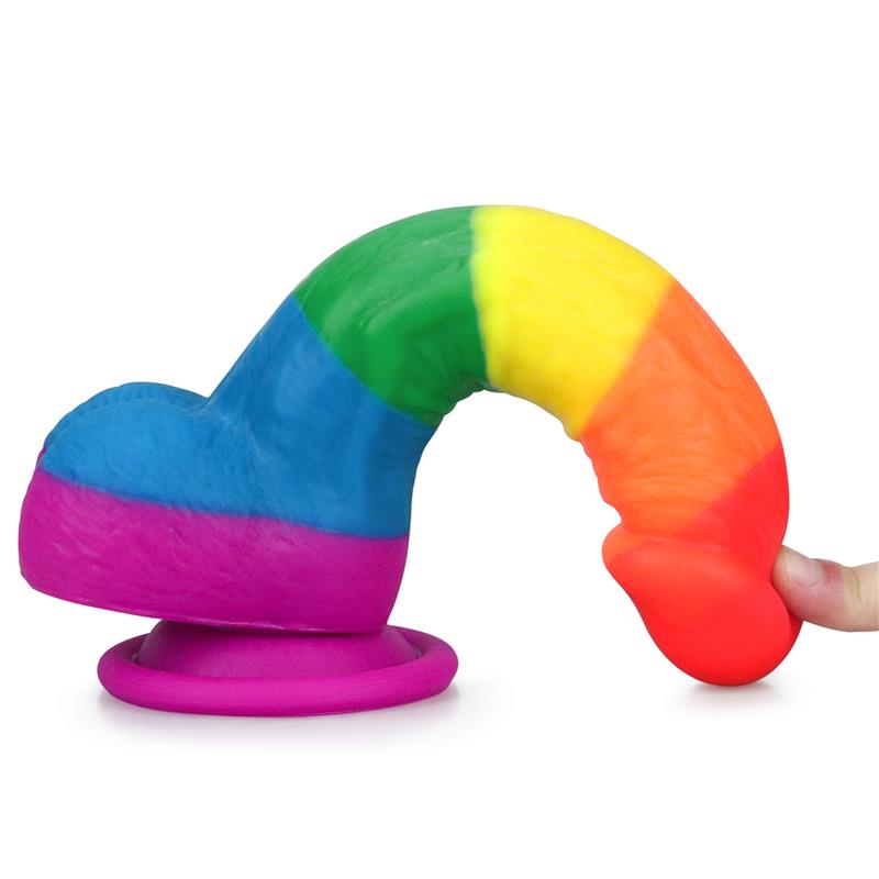 Dildo Prider 8 Silicona Liquida LGBT