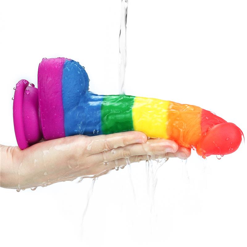 Dildo Prider 8 Silicona Liquida LGBT