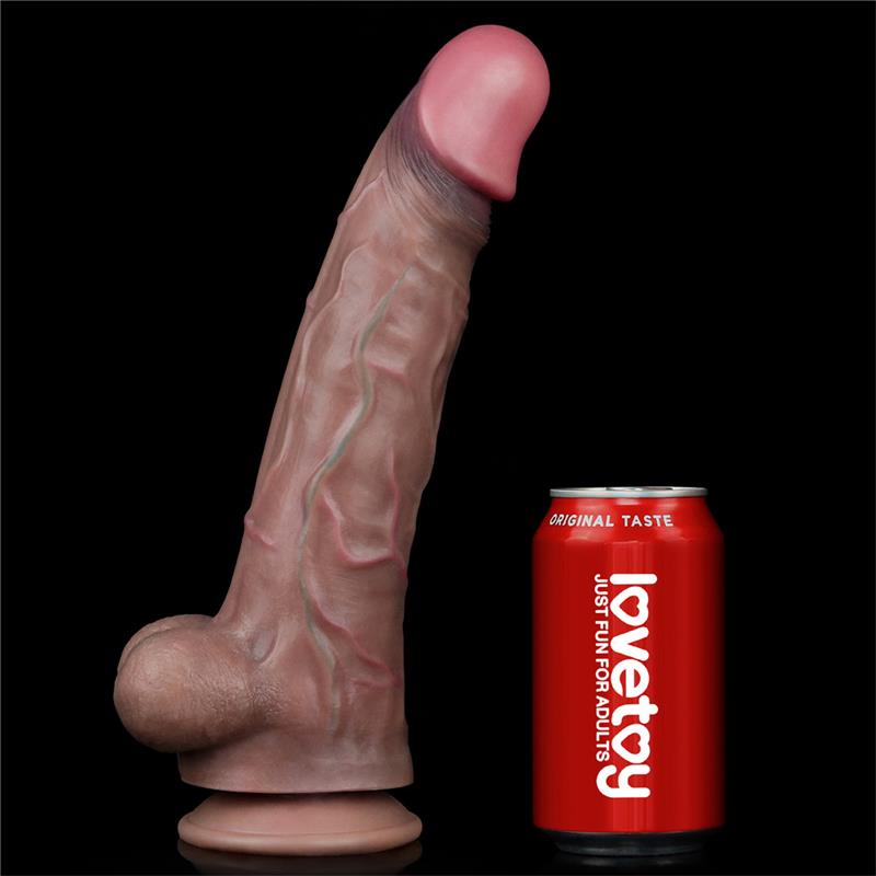 Dildo Realista Doble Capa Silicona Platinum 115