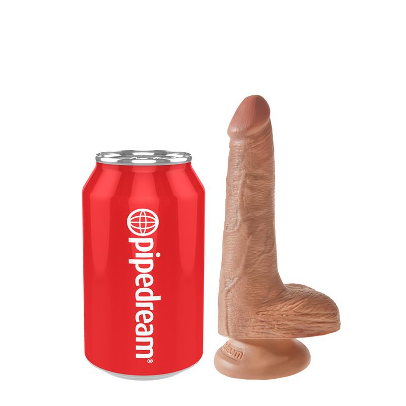 King Cock Pene con Testiculos de 6 Bronceado