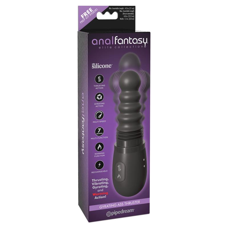 Estimulador Anal con Vibracion Rotacion y Up and Down