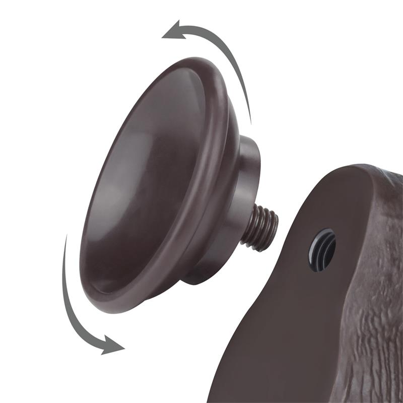 Dildo Dual Layer Piel Deslizante Retractil 75