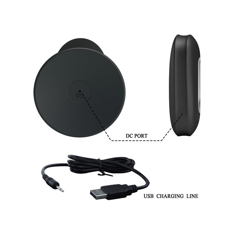 Plug Anal con Vibracion y Control Remoto USB