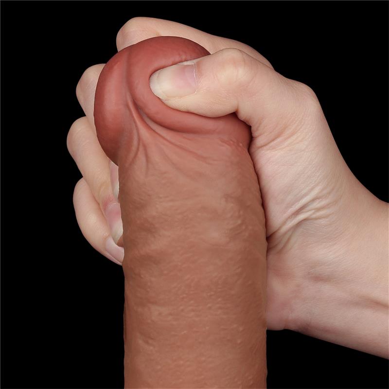Dildo con Piel Retractil 95 Bronceado