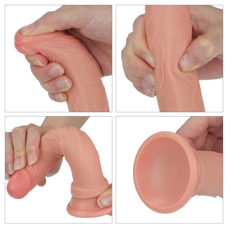 Dildo Nature 7 Silicona Liquida Natural