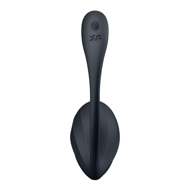 Ribbed Petal Vibrador de Braguita APP Negro