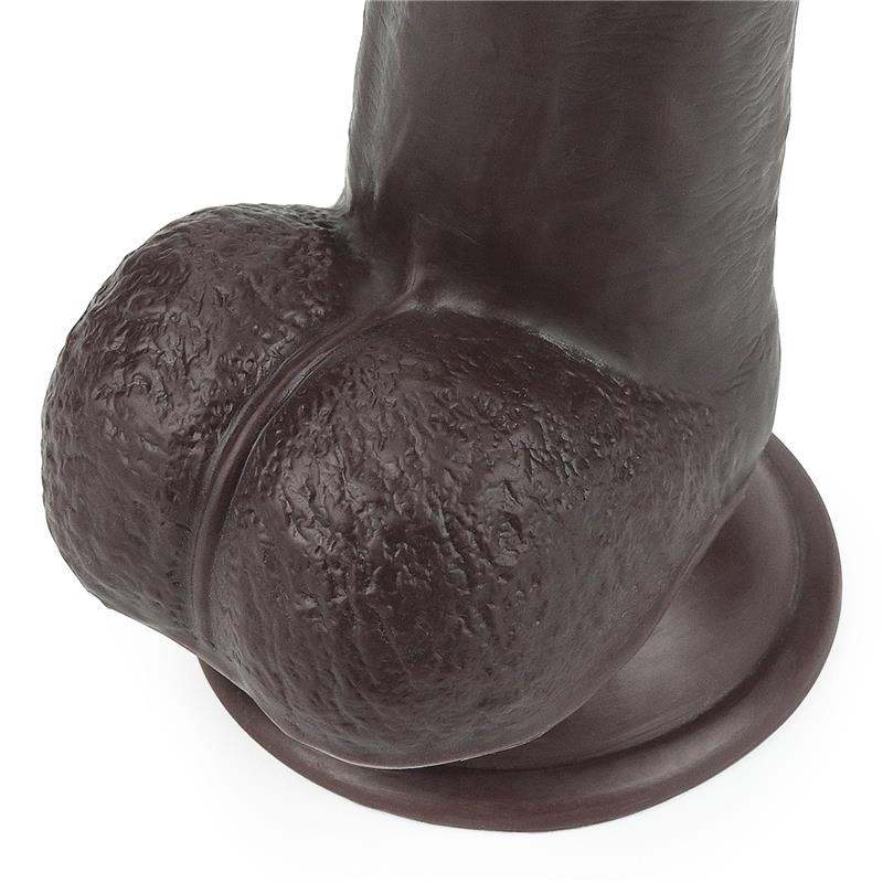 Dildo con Piel Retractil 9 Negro