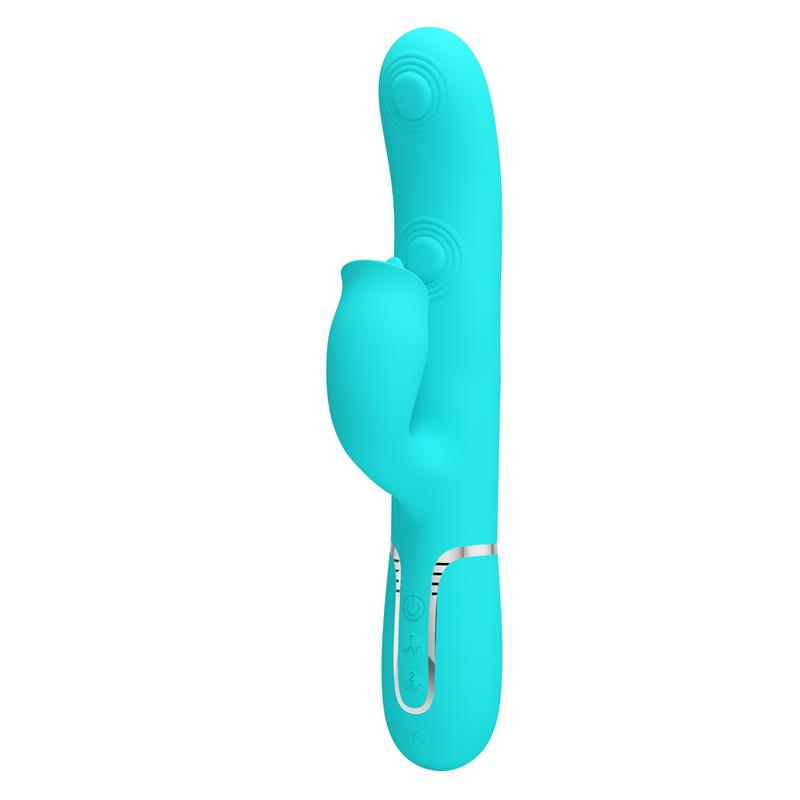 Gigi Vibrador con Licking y Thumping Turquesa