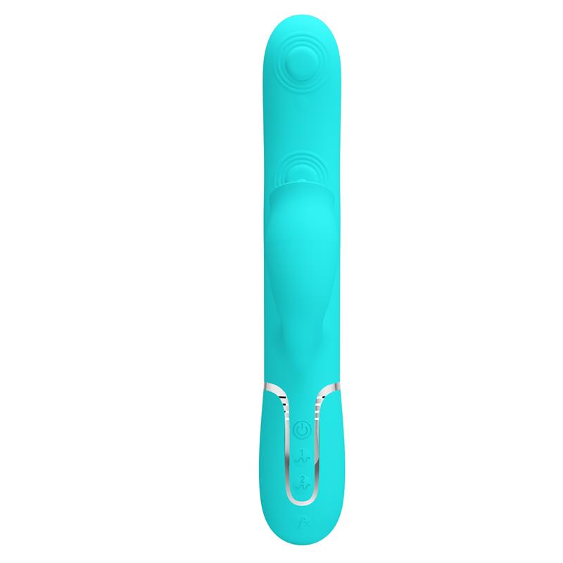 Gigi Vibrador con Licking y Thumping Turquesa