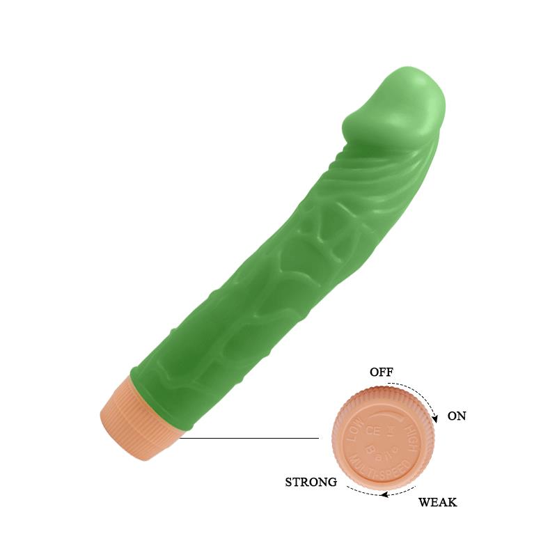 Bill Vibrador Realista 88 Verde