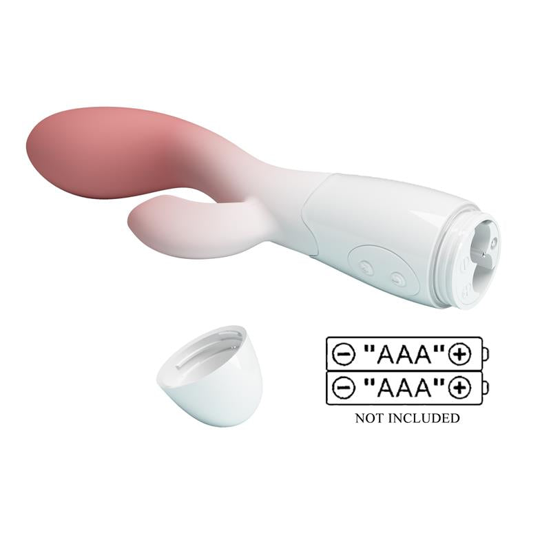 Brighty Vibrador Blanco y Rosa