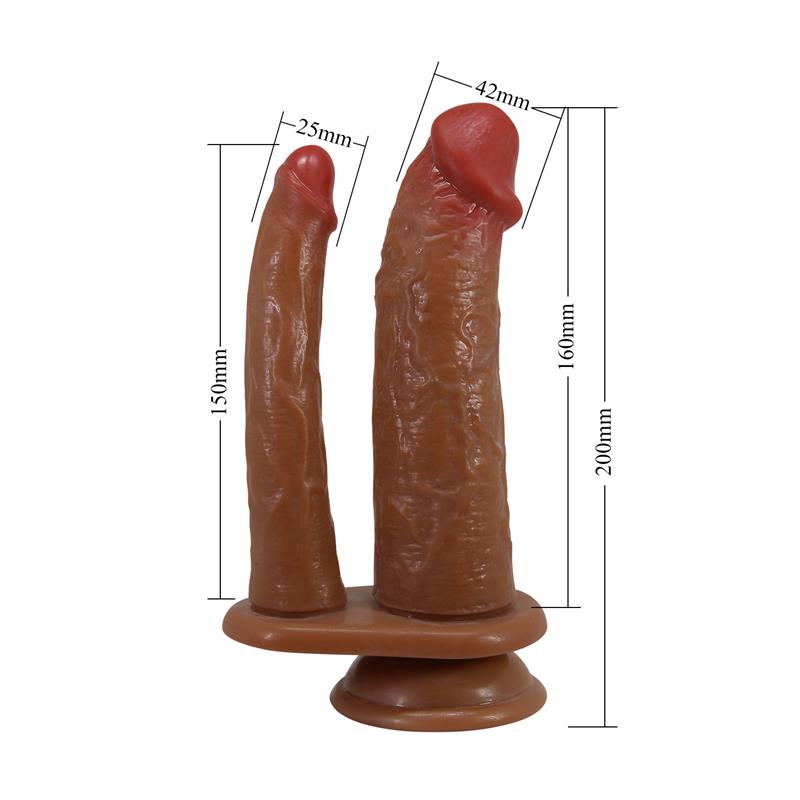 Hulbert Dildo Doble con Vibracion