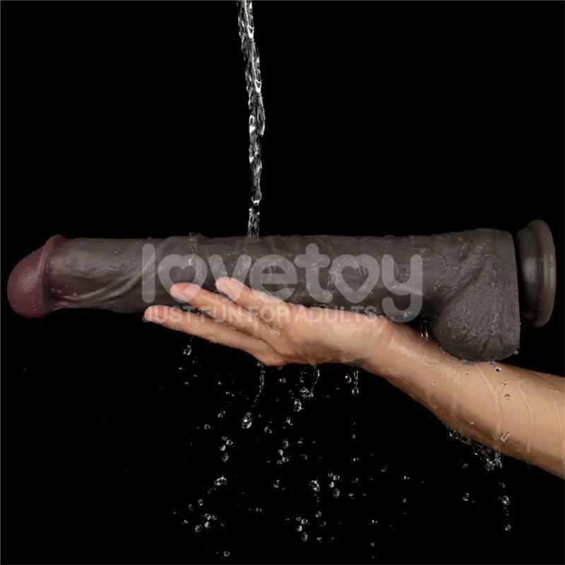Dildo Dual Layered Articulable XXL 145