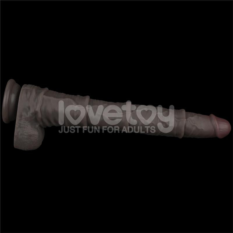 Dildo Dual Layered Articulable XXL 16