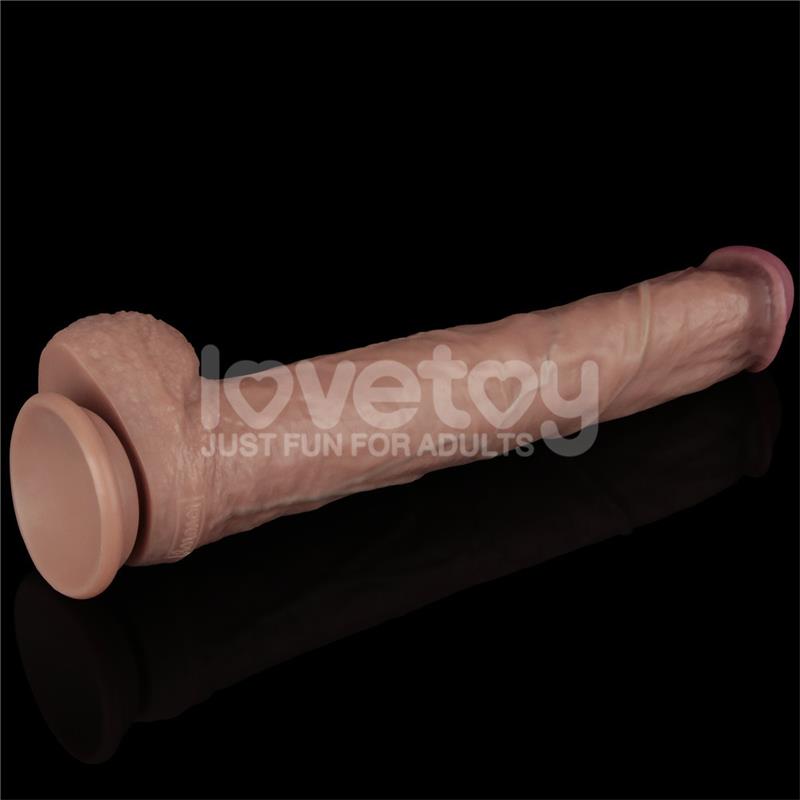 Dildo Dual Layer Articulable XXL 145