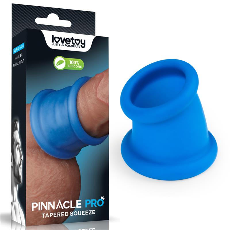 Pinnacle Pro Tapered Squeeze Stretcher Anillo para el Pene
