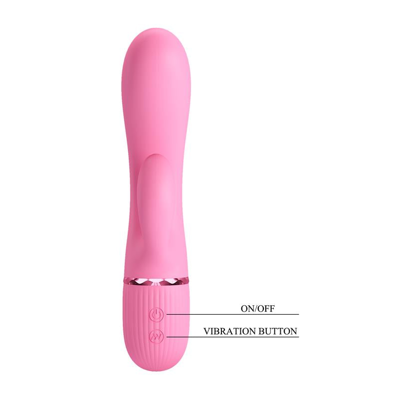 Marski Vibrador con Rabbit Punto G Rosa