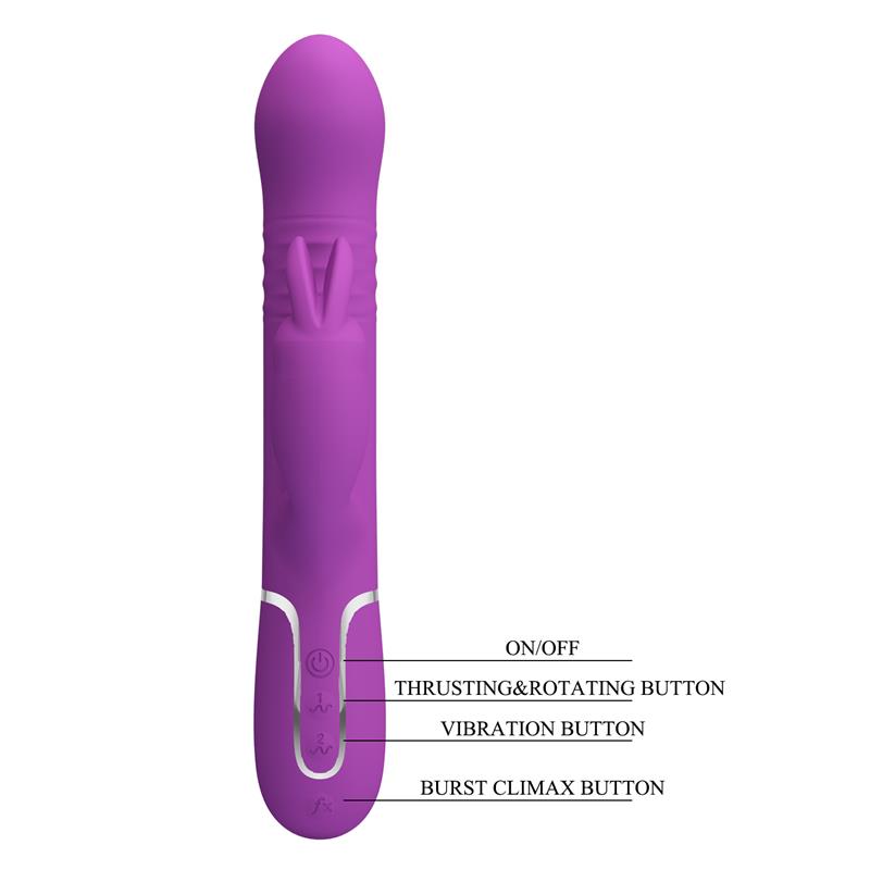 Coale Vibrador con Bolas Rotatorias y Up and Down
