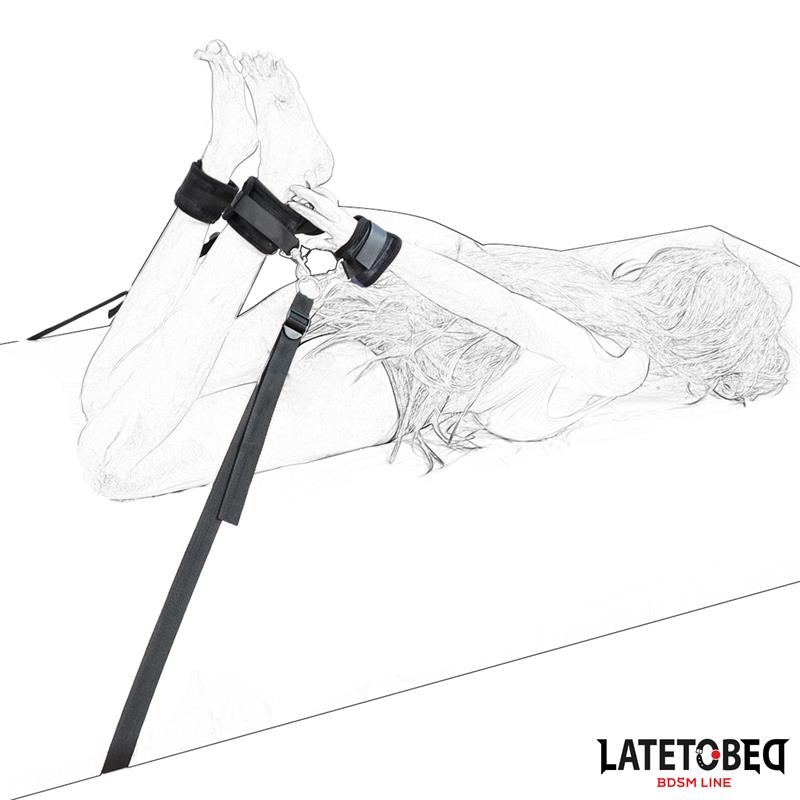 Restricciones de Cama Negro Ajustable