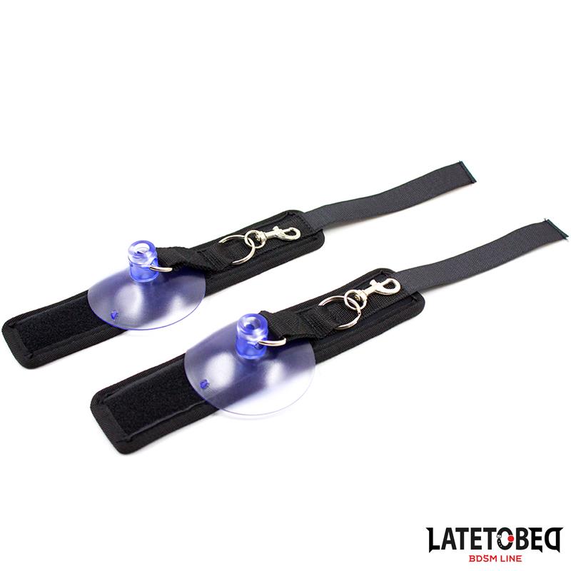 Esposas Munecas Velcro con Ventosa Ajustable