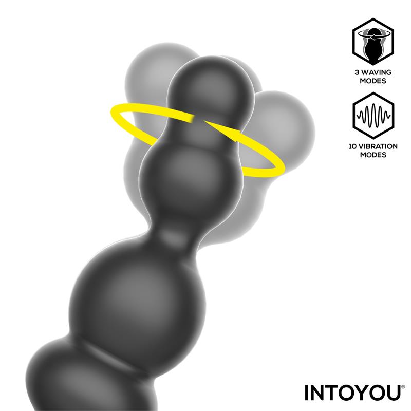 Klark Plug Anal Oscilante con Vibracion y Mando a Distancia