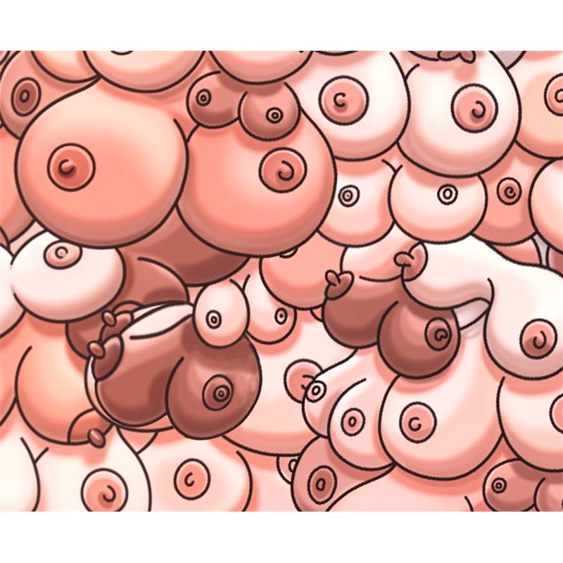 Alfombrilla para Raton Pechos 22 x 18 cm