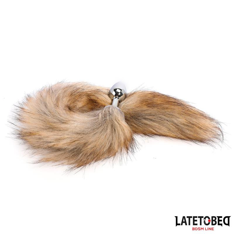 Plug Anal con Cola Marron 40 cm