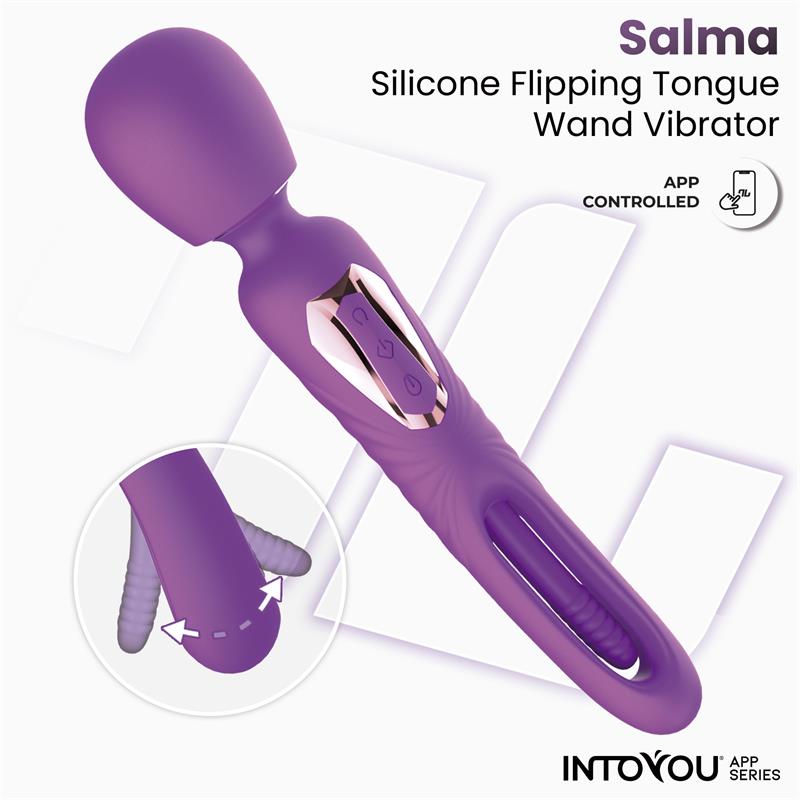 Salma Masajeador con Flipping Tongue y Vibracion con App
