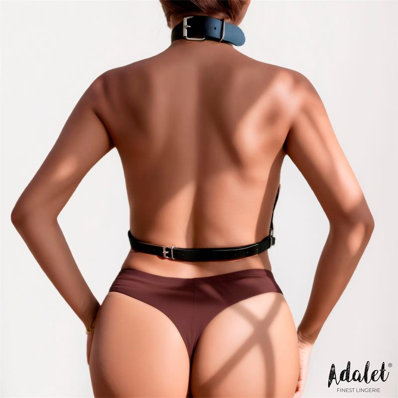 Samara Arnes de Pecho con Cadenas Cuero Vegano Tall unica