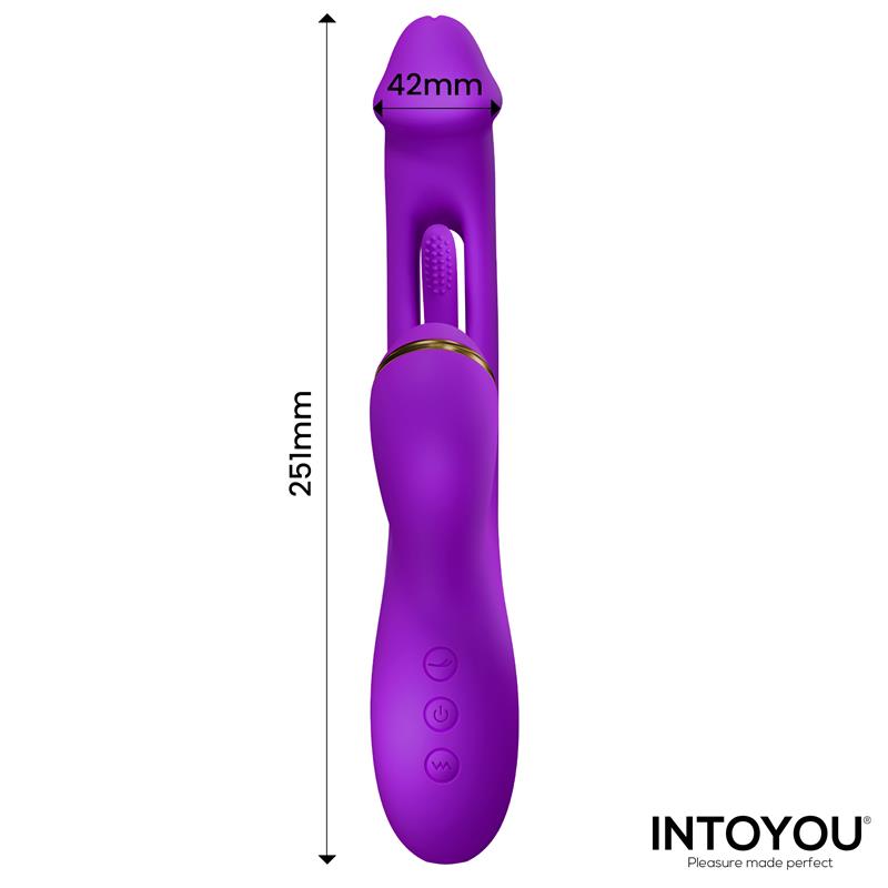 Siter 20 Vibrador con Lengua Flapping Golpeteo y Cabezales Intercambiables