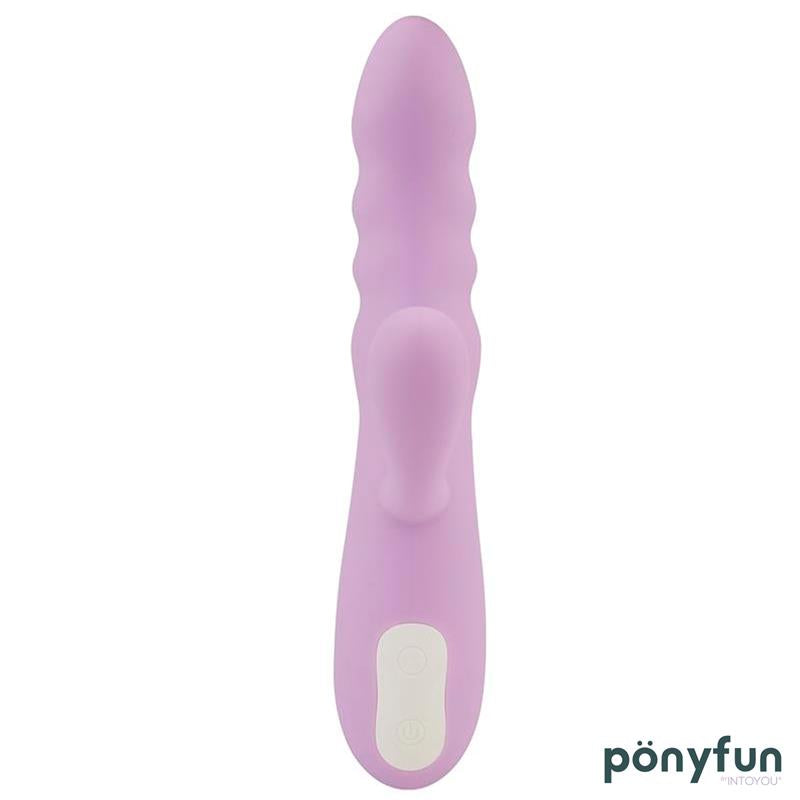 Brightlavender Vibrador y Rotador Doble Motor 360º USB Silicona